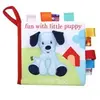 Livre d'éveil pour Bébé en Tissu jeu de cerveau 3D animal - Couleur 02...
