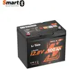 LiTime 12V 100Ah Group 24 Bluetooth LiFePO4 batterie au lithium à cycl...