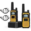 Retevis RB648 Talkie-walkie IP67 étanche, Talkie Walkie avec Casque, 2...
