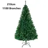ALIGHTUP Sapin de Noël Artificiel 210 cm avec Support de Fer - Décoration fêtes Arbre de noël 1100 Branches