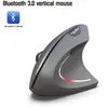 Hxsj T29 sans fil Bluetooth 3.0 Souris Design ergonomique verticale 24...