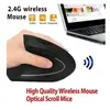 6D 2.4G sans fil ergonomique souris verticale main gauche optique 1600...