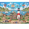 Master Pieces Puzzle 550 pièces : Collection Heartland - Ballons au-dessus de la baie