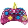 PDP Manette filaire Rock Candy Bubblegum Peach pour Nintendo Switch Rose et blue