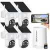 ANRAN Kit Caméra de Surveillance Sans fil 4MP+Carte sd 64G Blanc