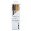 Stylos gel Cricut Joy - Noir, Or et Argent - Pointe moyenne 0,8 cm