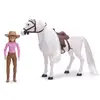 Coffret Valley Ranch Avec 1 Cheval Sonore Au 1/9 Et 1 Figurine