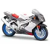 Maisto - Modèle réduit - Wheelers 2 : Aprilia RSV 1000R - Echelle 1/18 : Blanc