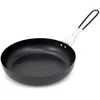 GSI Outdoors Pfanne Stahlpfanne mit Klappgriff Poêle à Frire Unisexe Adulte, Noir, 22,8 cm (9")