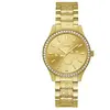 Montre Femme - GUESS - ANNA - 38mm - Quartz - Doré - Acier inoxydable