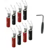Fiches bananes Audioquest Fourche SureGrip 100 Silver (lot de 8)