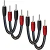 Accessoires enceintes Audioquest ThunderBird Jumper 507 banane Silver ...