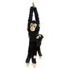 Wild Republic peluche Chimpanzé avec bébé 51 cm en peluche noire