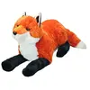 Wild Republic peluche renard junior 76 cm en peluche orange/blanc/noir
