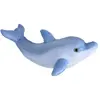 Wild Republic peluche dauphin junior 30 cm bleu