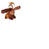 Wild Republic peluche panda rouge junior 20 cm en peluche orange