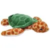 Wild Republic tortue en peluche Ecokins junior 30 cm en peluche marron/vert