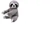 Wild Republic paresseux en peluche junior 30 cm gris