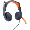 Logitech Zone Learn Prise audio 35mm Bleu USB-C On-Ear Filaire