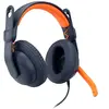Casque gaming Logitech Zone Learn Over Ear USB-C Bleu, Orange
