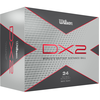 Wilson Balles de golf souples DX2 - Lot de 24, blanc