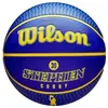 Wilson NBA Golden State Warriors Stephen Curry Outdoor Basketball, Gold 7