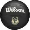 Wilson Mini ballon Milwaukee Bucks NBA Team Tribute Noir Taille 3 WZ4017606XB