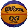 Ballon de basket, Wilson FIBA 3X3 Paris 2024 Game Ball WZ1011502XB, Unisexe, Jaune