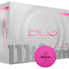 Balles de golf Wilson Duo Soft (x12) Rose TU WG2009108+