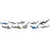 Plastoy Requins - Tube de 10 figurines