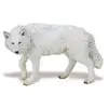 Safari animaux sauvages Loup blanc junior 9,3 cm blanc