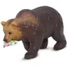 Safari Speeldier Grizzlybeer Met Vis Junior 8 X 5,5 Cm Bruin