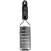 Râpe gourmet pour carottes râpées - Microplane - Noir - Inox