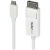 StarTech.com Câble USB-C vers DisplayPort 1.2 de 2m 4K 60Hz, Câble Bid...