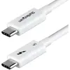 StarTech.com Câble USB-C Thunderbolt 5 Blanc - 1 m