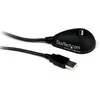 StarTech.com Rallonge StarTech USB-A vers USB-A femelle coudé USB 2.0 - 1,5 m - Noir