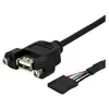 StarTech.com Câble USB 2.0 IDC 5 broches vers USB A interne - Adaptate...