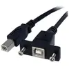 StarTech.com USBPNLBFBM1 Câble USB 30 cm monté sur panneau B vers B F/M