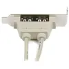 Startech Adaptateur USB 2.0 IDC vers plaque à 2 ports USB A - Câble US...