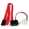Startech - Connecteur Slim Sata vers sata (données + alimentation)