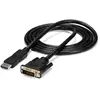 StarTech.com Adaptateur DisplayPort vers DVI StARTECH DP2DVIMM6 (1,8 m) Noir 1,8 m 