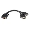 Startech Câble DMS-59 vers VGA DMSVGAVGA1 Noir 0,2 m TU
