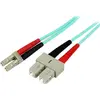 StarTech.com Câble fibre optique Duplex Multimode 50/125 LC / SC - STARTECH - 2 m