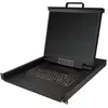StarTech.com RKCONS1901 rack console 48.3 cm (19 ) 1280 x 1024 pixels Steel Black 1U