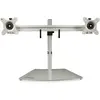 StarTech.com Dual-Monitor Stand - Horizontal - Silver