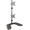 Startech Soporte Vertical 2 Monitores 13"/27" VESA 75/100 Máx 8Kg