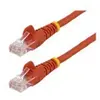 StarTech.com STARTECH Câble réseau Cat5e UTP sans crochet - 7 m Rouge - Cordon Ethernet RJ45 anti-accroc - Câble patch