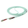StarTech.com Startech Câble Réseau Aqua Om4 Duplex Multimode Fiber Optic Cable 5 M