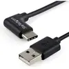 StarTech.com Câble USB C - STARTECH - 1 m - Angle droit - Synchronisation et charge - Noir