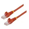 StarTech.com STARTECH Câble réseau Cat5e UTP sans crochet - 10 m Rouge - Cordon Ethernet RJ45 anti-accroc - Câble patch